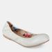 Journee Collection Journee Collection Women's Lindy Flat - White - 8