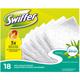 Swiffer - Balai Attrape-Poussière Recharges Lingettes Sèches, 18 Lingettes Nettoyantes, Attrape Et