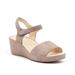 Rouge Wedge Sandal