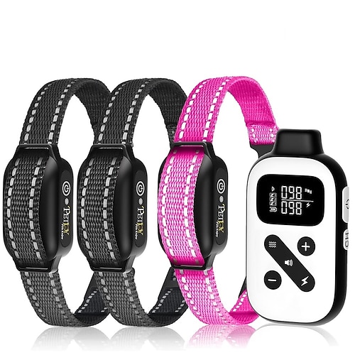 Addestramento del cane Collare anti corteccia Collare antiurto Dispositivo anti-corteccia Clicker Collare antiurto per cani con telecomando Cane Orologi multiuso Elettrico Prodotti per cani Prodotti