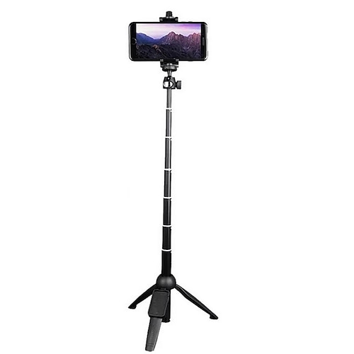 Yunteng ausziehbares Selfie-Stick-Stativ, Einbeinstativ mit Bluetooth-Fernauslöser, universell für iPhone XS X 7Plus Smartphones GoPro