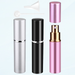 Refillable Travel Perfume Atomiser Bottles 3 Pcs 10ml Mini Portable Spray Bottles Refillable Perfume Aftershave Atomiser Empty Travel Bottles with Funnel (10ml (Black+Silver+Pink))