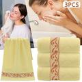 3Pc Towel Absorbent Clean and Easy to Clean Cotton Absorbent Soft Suitable for Kitchen Bathroom Living Room Thick Bath Towels Anime Towels for Bathroom Perfect Hair Care Towel Travel Towel Cute