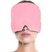 Upgraded Full Coverage Migraine Ice Head Wrap Headache Relief Hat Hot And Cold Therapy Migraine Cap Beauty Health Head Massager(Double Layer)