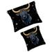 FeBohao 2 PCS Cosmetic Shrapnel Bag Sturdy Makeup Toiletry Bags Pouch Vegan Leather Compact Mini Organizer Aesthetic Women for Kit Beauty Tote Light Train Birthday Custom Girl