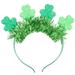 St Patrick s Day Headdress Glowing Saint Patrick s Day Headband Party Headwear for Party Costume
