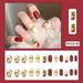 Apepal Home Decor 24 Pieces Long False Nails Press-on Nails Glitter Manicure Nail Patches 10ml Multi-color One Size