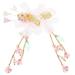 Tassel Flower Hair Clip Pink Accessories Hairpin Tiara for Girls Kids Barrettes Chinese Style The Flowers Child