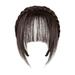 Apepal Home Decor Natural Bangs Wig Headband Women Girls Fishbone Braid Forehead Hair Wigs Fringe Bangs Multi-color One Size