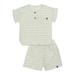 Modern Moments by Gerber Toddler Boy Casual Gauze Henley Tee and Short Set Sizes 12M-5T