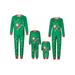 Huakaishijie Matching Family Christmas Pajamas Holiday Santa Claus Xmas Pjs for Couples Kids