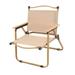 High Back Outdoor Lawn Camping Folding Chair Backrest Chair Armchair Outdoor Furniture Heavy Duty Holds 500lbs Lightweight for Park Picnic Patio Lawn Beach Fishing Khaki S