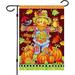 Happy Fall Garden Flags Double Sided Autumn Flag Scarecrow Harvest Pumpkin Yard Decorations Fall House Flags 12 x 18 Inch Small Fall Yard Garden Flags