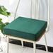 Square Sponge Cushion Foam Core Velvet Outdoor Square Chair Pads Non Slip Chair Pads With Ties Square Cushion For Stool Square Cushions For Patio Chairs 40*40cm