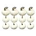 Brenberke Fall Decor Pumpkins White Assorted 12Pcs Artificial Decor Pumpkins Rustic For Home Decoration & Hangs