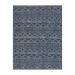 Waikiki Blue/White 8 ft. x 10 ft. Trellis Indoor/Outdoor Area Rug