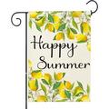 Hello Sunshine Garden Flag Summer Garden Flag Funny Flower Yard Flag Double Sided Seasonal House Flags Garden Flags for Outside Front Door Mailbox Lawn Patio Poolside Lakeside (Yellow Flower)