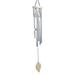 Chicmine Wind Chime Decoration Metal Wind Chime with 6 Aluminum Tubes Natural Soothing Melody Garden Patio Outdoor Decoration Hanging Wind Bell