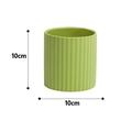 CELNNCOE Flower Pots Ceramic Breathable Flower Pot Planter For Indoor/Outdoor 1 Piece Ceramic Breathable Flower Pot Flower Pots Outdoor Army Green