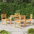 Irfora parcel TableTablePatioFurniture Patio Set Wood Teak Furniture Patio 3157181 Patio Set TeakTable 5 Piece Patio 4 ChairsTeak Patio Furniture