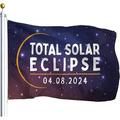 Total Solar Eclipse 2024 Solar Eclipse Decorations Flags For Garden Outdoor Flags 2024 Solar Eclipse Party Supplies Outdoor Banner 3x5 Ft 2024 Solar Eclipse Party Supplies