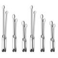 Bakery Bread Clip Stainless Steel Grill Tongs Mini Food Serving Small Tools 6 Pcs