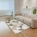 Oggfader Indoor Outdoor Rugs Scandinavian Minimalist Living Room Carpet Abstract Geometry Bedroom Bedside Full Rectangular Coffee Table Carpet Multi-color