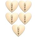 5 PCS Mobile Phones Cell Phone Stand Cell Phone Ring Heart Grip Holder Love Ring Buckle Metal Cell Phone Zinc Alloy