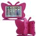 ipad2/3/4 Kids Case ipad2/3/4 3D Cute Butterfly Case for Kids Light Weight EVA Stand Shockproof Rugged Heavy Duty Kids Friendly iPad Cover for Girl ipad2/3/4 (Rose)