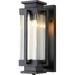 Outdoor Post Light Fixtures 18 Large Exterior Post Lantern with Pier Mount Base IP65 Waterproof Black Finish with Seeded Glass Pier Mount Light Outdoor Pole Light for Patio Porch Yard Garden