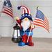 Garden Gnomes Statue for Yard Decorations - Outdoor Sculptures Patriotic Decor Memorial Day Decorations for 4 of July USA Independence Day Gift
