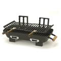 Marsh Allen 30052 Cast Iron Hibachi 10 by 18-Inch Charcoal Grill