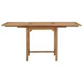 Irfora parcel Patio Table Teak Wood Table (43.3 -63 )x31.5 x29.5 Teak Lawn (43.3-63) X Wooden Picnic TableLawn (43.3-63) X 31.5 X Table Balcony Patio Table (43.3 -63 ) X31.5 x29.5 Owsoo