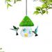 SUPERFUU Bird Feeder Caged Bird Feeder for Outdoor Hanging Wild Bird Feeder Squirrel Proof Bird Feeder Metal Caged Bird Feeder Bird Feeders Bird Feeder for Bird Watching Enthusiast