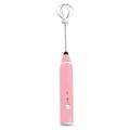 Aufmer USB Charging 304 Stainless Steel Hand-Held Electric Milk Foam Beater Eggs Beater Automatic Pigment Electric Milk Powder Beater2024 New Sale