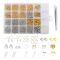 Earring Making Kit Earring Supplies Kit Includes Earring Hooks Jump Rings Earring Posts and Tools for Earring Making