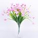 Artificial Flower Plastic Daisy Wildflowers Indoor Outside Garden Decor Winter Flowers Wedding Stuff for Reception Wedding Stands for Flowers Leaves Artificial Winter Centerpiece Winter Jasmine