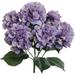 Hydrangea Silk Flower Bush Seven Heads Per Bush UV Resistant Indoor & Outdoor Silk Plant Adjustable StemLarksilk Hydrangea Silk Flower Bush Seven Heads Per Bush UV Resistant