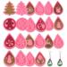 11 Pcs Christmas Earring Molds Pendant Silicone Tree Stencils Decorative Craft Dies Charm