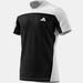 adidas Roland Garros FreeLift Henley Men's Tennis Apparel Black/White