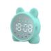 NANDIYNZHI home & kitchen Clock Speaker Children s Speaker Alarm Clock Large Display Rechargeable For Kids For Office For Bedroom White Cï¼ˆClearanceï¼‰