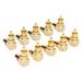 10pcs RCA Right Angle Adapter Male to Female Copper Gold Plated 90 Degree L Type RCA Adapter Connector