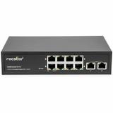 Rocstor SolidConnect SC10 10-Port Gigabit Unmanaged Ethernet Switch Y10S006-B1