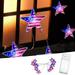 Piaybook 4th of July Independence Day Light String Decoration Independence Day String Lights 4 Of July Festive Decoration LED String Lights Battery Powered LED String Lights