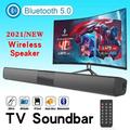 BS-28B Sound Bar TV Portable Bluetooth-compatible Speaker Wireless Column Home Theater Sound System RCA AUX For TV PC Soundbar