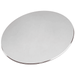 Aluminum Mouse Pad Office Thin Hard Mouse Mat Leather Surface Double Side Precision Mouse Pads for Fast Silver