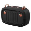 Bluetooth Speaker Wireless Vintage Speaker Outdoors Wireless Portable Bluetooth Speaker - black