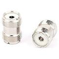 2pcs M/M RF CCTV TV Antenna Cable Coaxial Coupler Adapter Connector