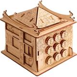 ESC WELT House of Dragon Puzzle Box - 3D Escape Game Money Box - Brain Teaser Puzzle for Adults & Teens - Wooden Escape Room Game - Mind Puzzle Game with Hidden Compartment - Easter Gift