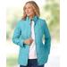 Blair Berkshire Diamond Quilted Jacket - Blue - 2X - Womens